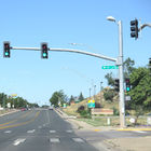 Q235 Carbon Steel Street Traffic Light Pole 7 Shape For Highway Roadway