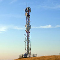 High Strength Transmission Steel Tower For Power Lines Or 5G Stations